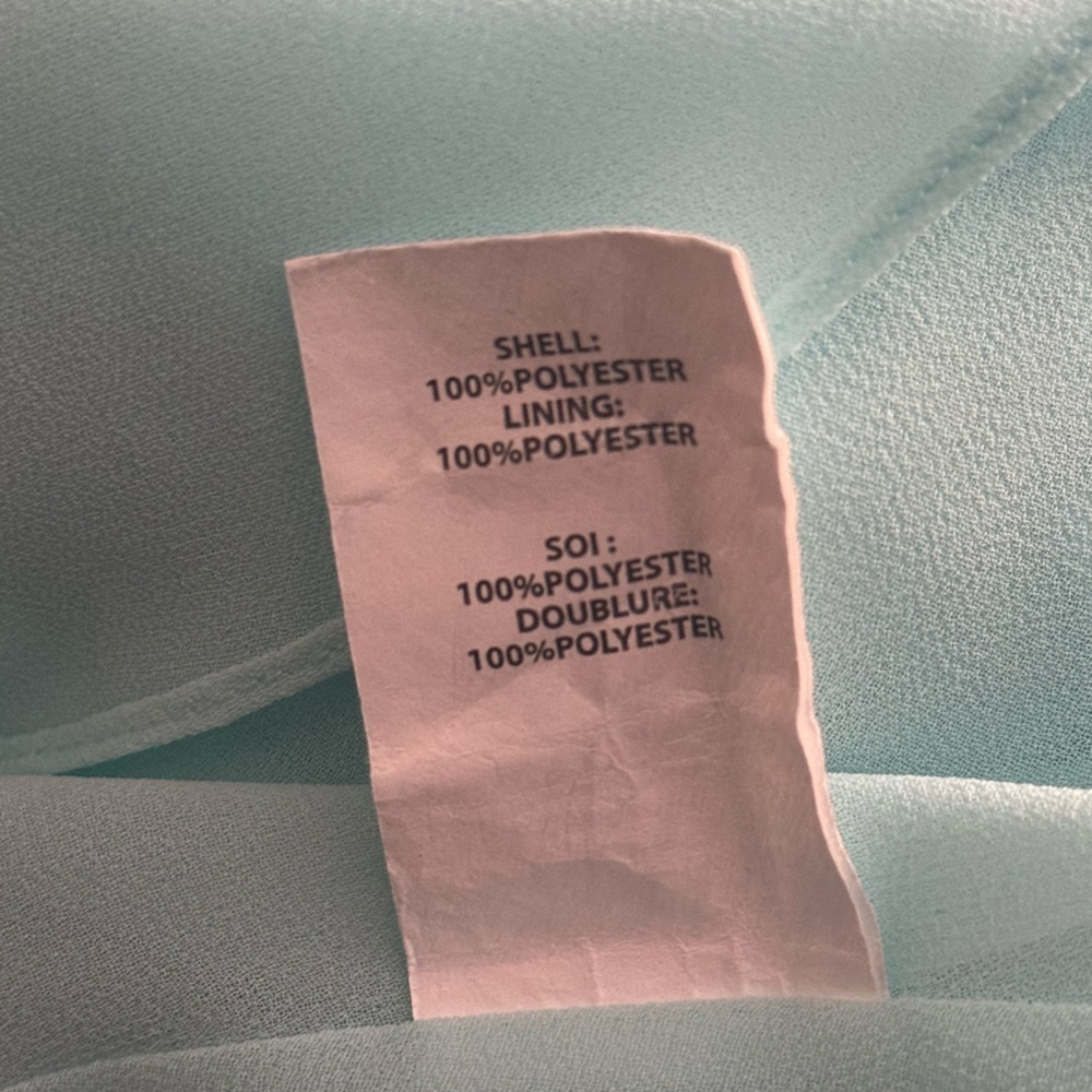Ramy Brook Raquel Tiered Ruffle Mini Dress in Turquoise Pool Blue Small NWOT - Picture 10 of 11